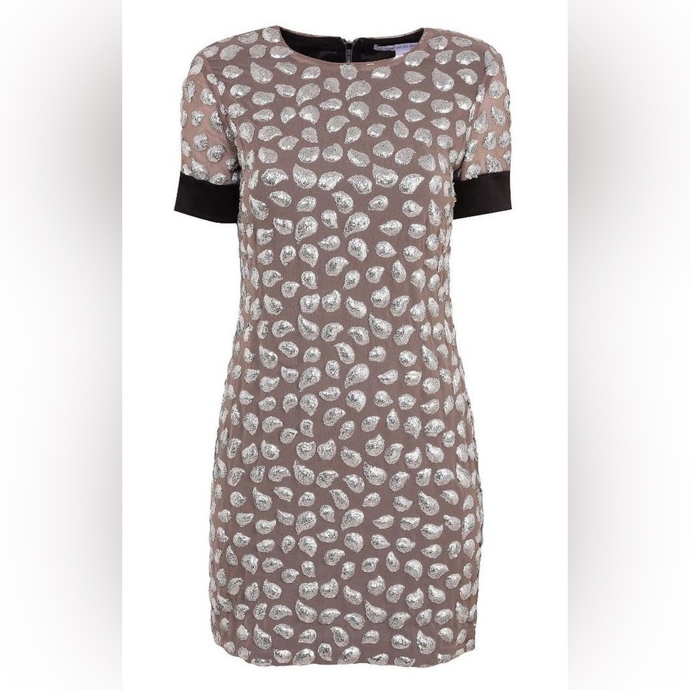DVF LUXE Cindy Puffy Mini Sequins Dress NWT never worn